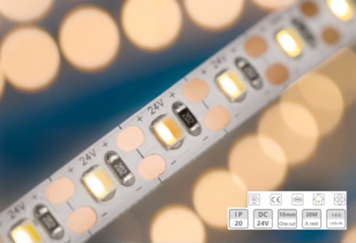 Λωρίδα φωτός χαμηλής τάσης 24V-8mm